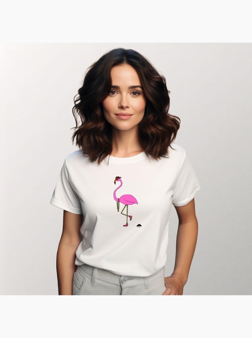 T-shirt Donna - FREDERICK THE FLAMINGO - Kiabi