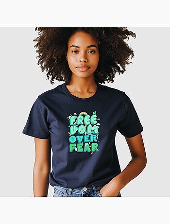 T-shirt Donna - FREEDOM OVER FEAR