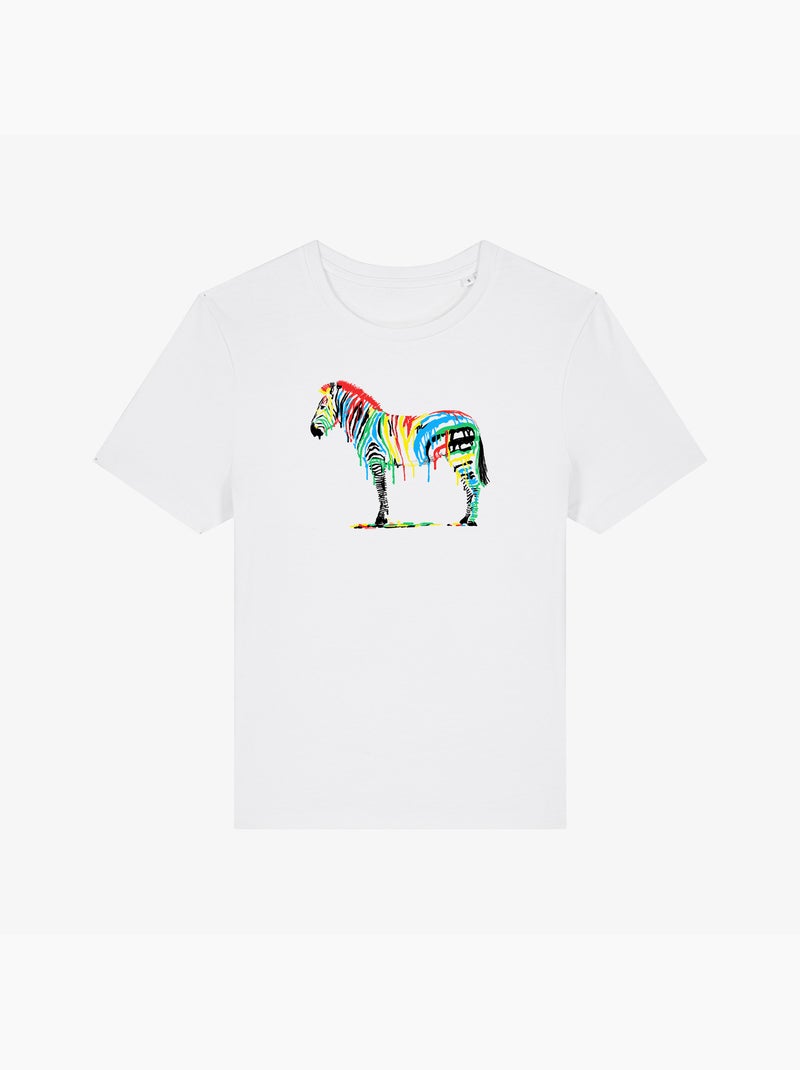 T-shirt Donna - FRESH PAINT Bianco - Kiabi