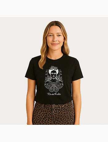 T-shirt Donna - FRIDA KAHLO BUTTERFLY