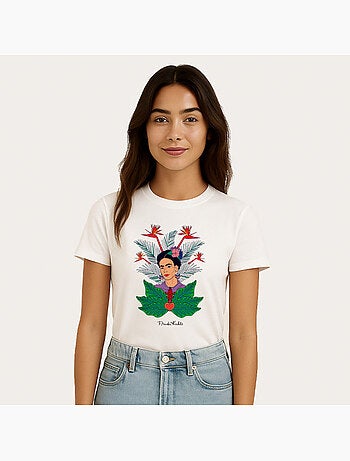 T-shirt Donna - FRIDA KAHLO JUNGLE GRAPHIC