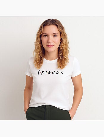 T-shirt Donna - FRIENDS LOGO BLACK