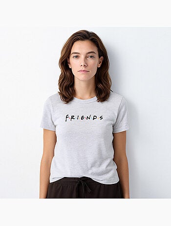 T-shirt Donna - FRIENDS LOGO BLACK