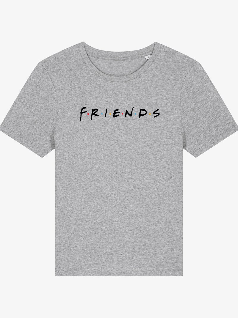 T-shirt Donna - FRIENDS LOGO BLACK Grigio melangiato - Kiabi