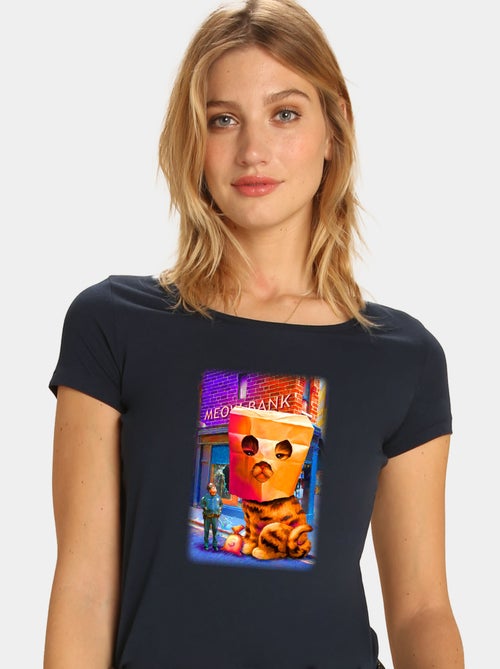 T-shirt Donna - GIANT CAT ROBBERY - Kiabi