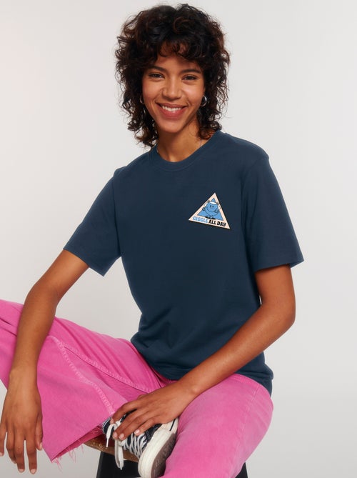 T-shirt Donna - GIGGLE ALL DAY COEUR - Kiabi