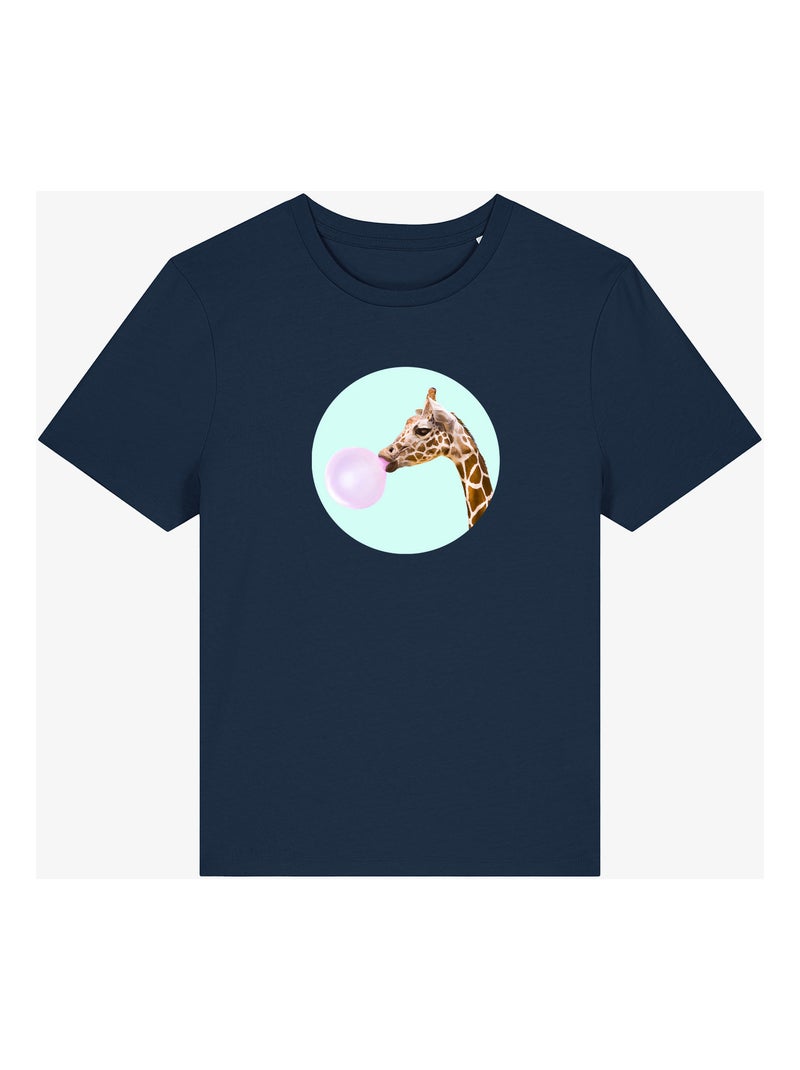 T-shirt Donna - GIRAFFE Blu marino - Kiabi