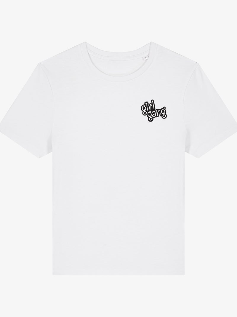 T-shirt Donna - GIRL GANG CŒUR Bianco - Kiabi