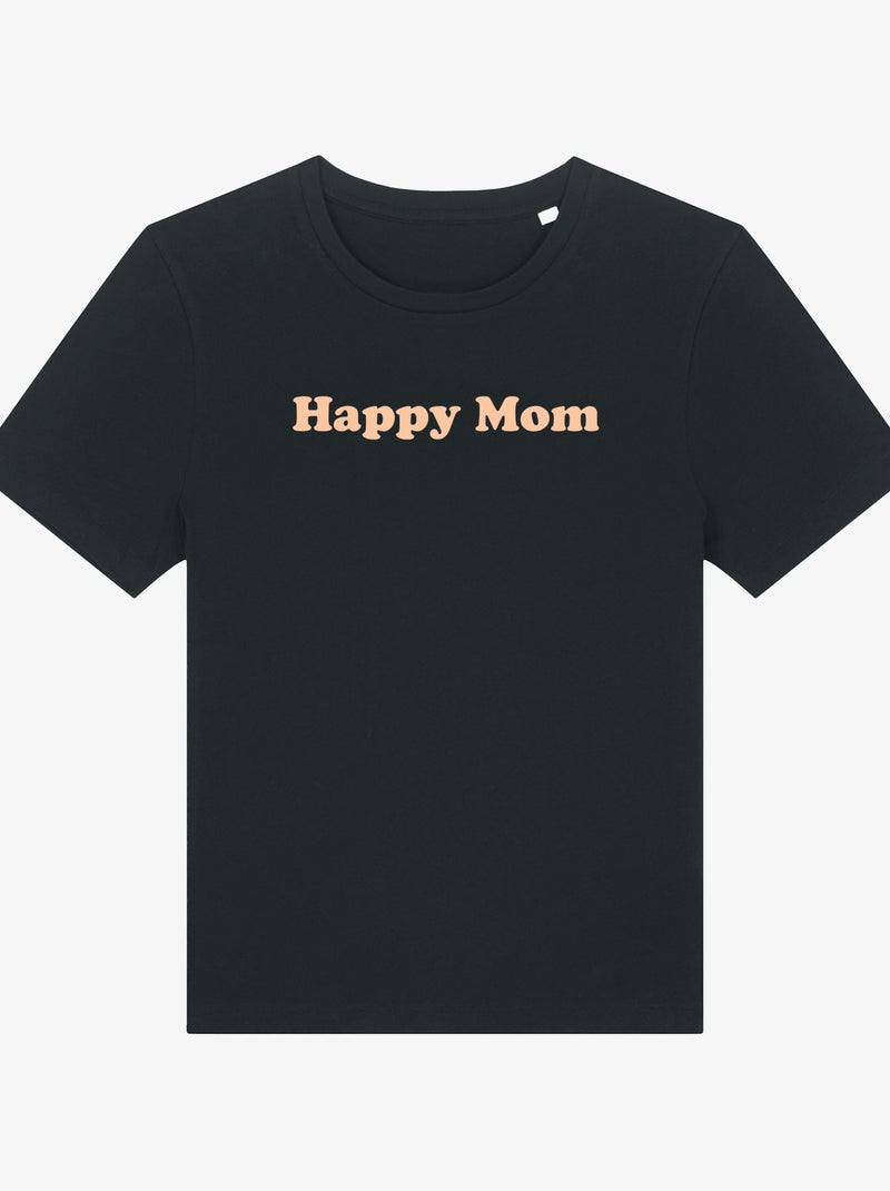 T-shirt Donna - HAPPY MOM Nero - Kiabi