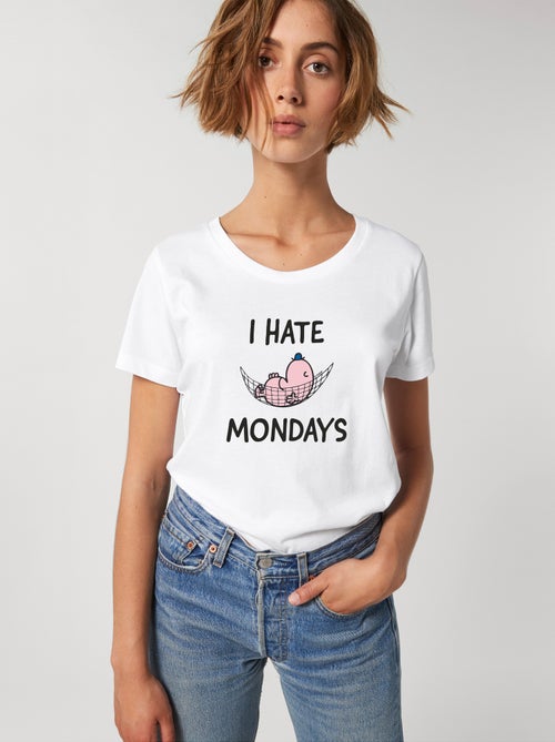 T-shirt Donna - I HATE MONDAYS - Kiabi
