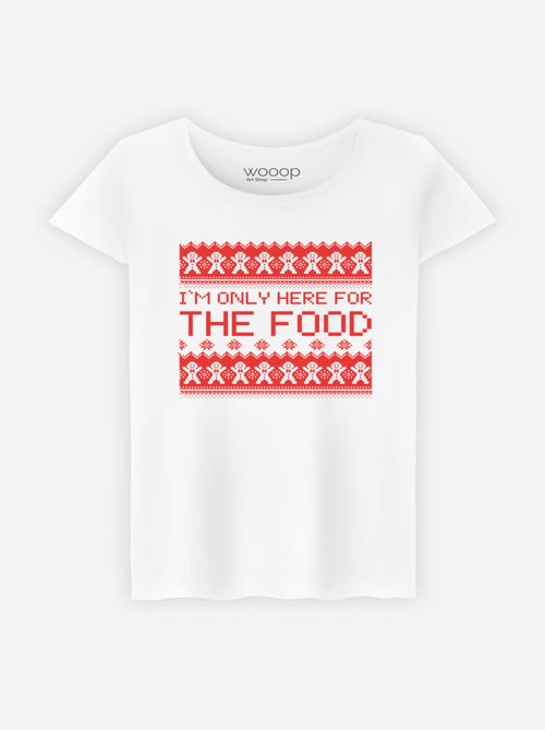 T-shirt Donna - I M ONLY HERE FOR THE FOOD - Kiabi