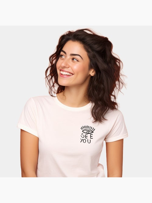 T-shirt Donna - I SEE YOU COEUR - Kiabi