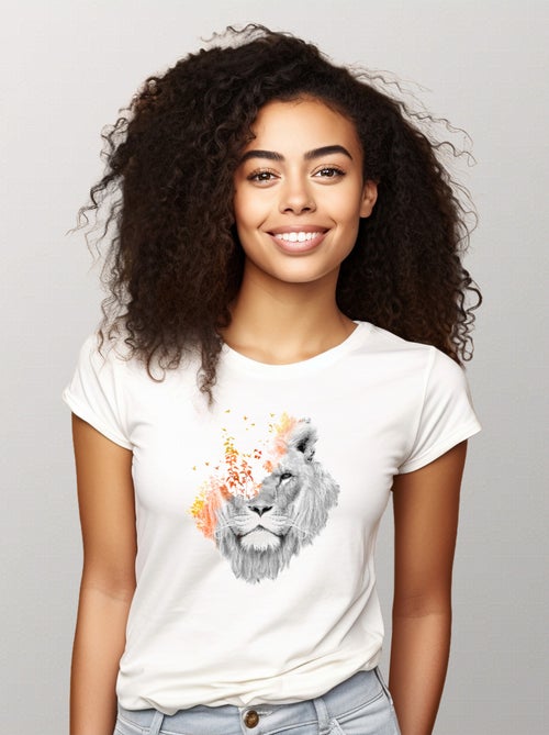 T-shirt Donna - IF I ROAR - Kiabi