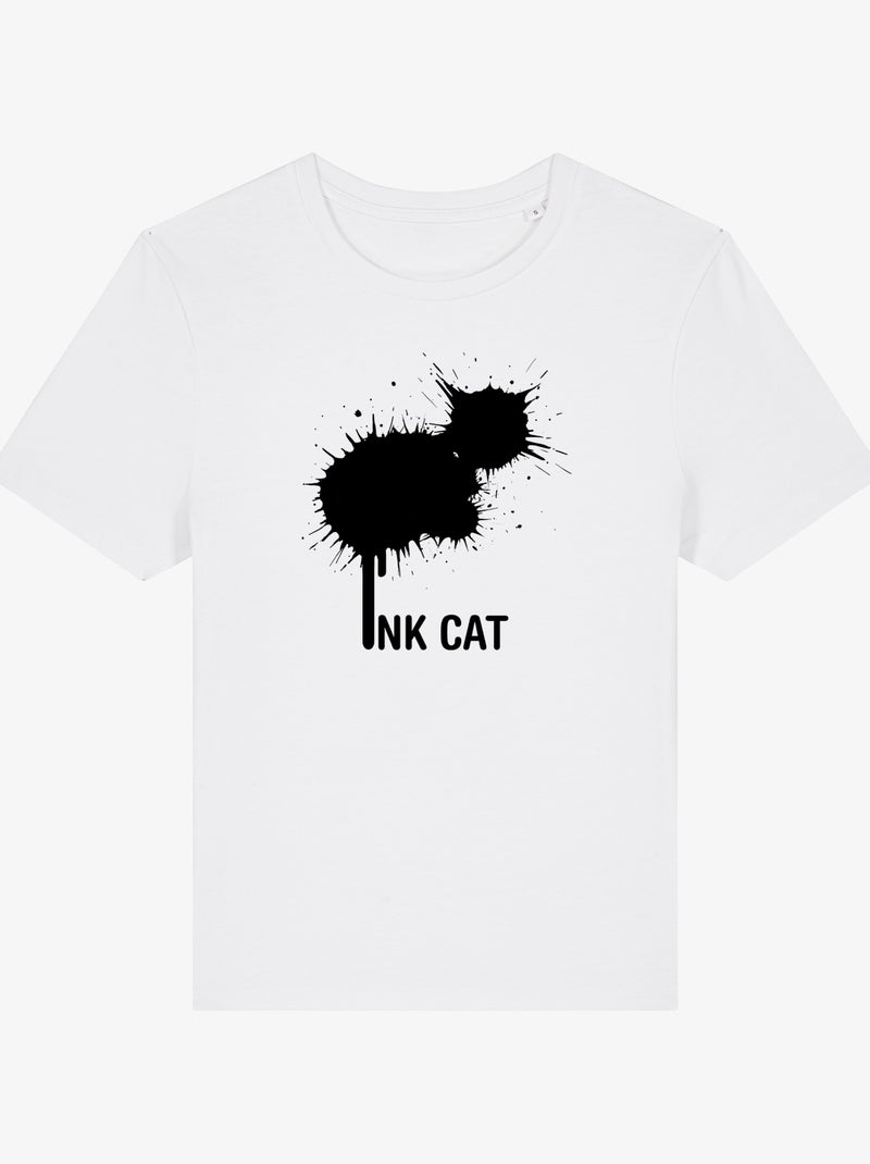 T-shirt Donna - INK CAT Bianco - Kiabi