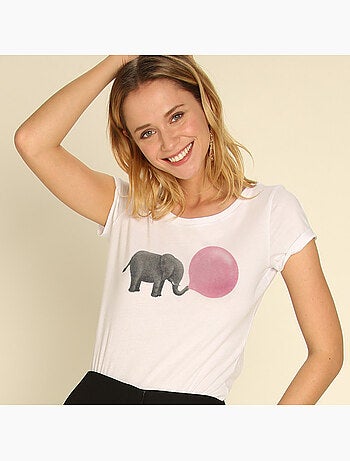 T-shirt Donna - JUMBO BUBBLE GUM