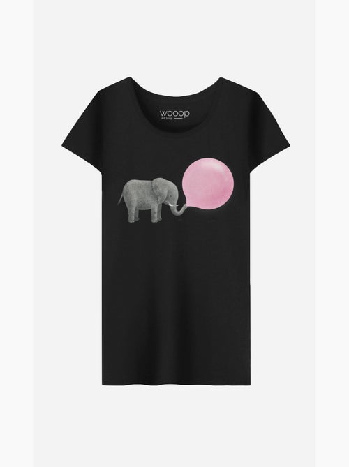 T-shirt Donna - JUMBO BUBBLE GUM - Kiabi