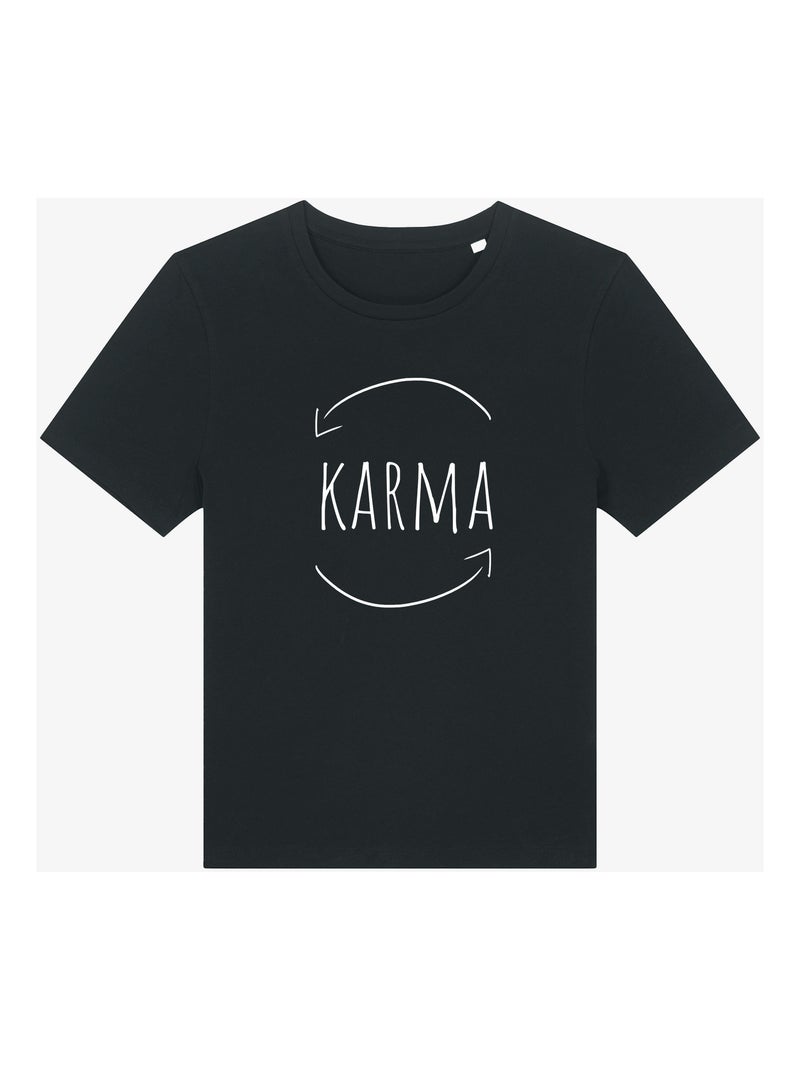 T-shirt Donna - KARMA Nero - Kiabi