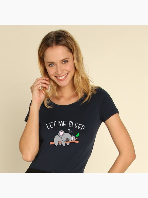T-shirt Donna - LET ME SLEEP - Kiabi