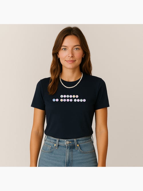 T-shirt Donna - LIVING MY BEST LIFE - Kiabi