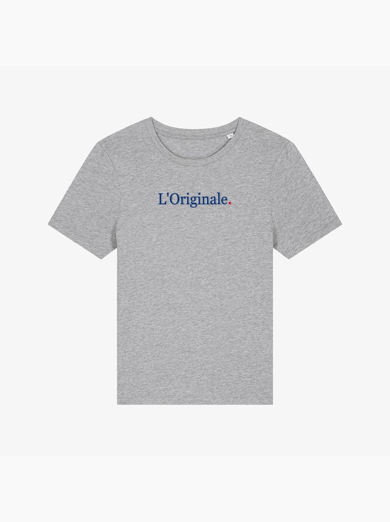T-shirt Donna - L'ORIGINALE Grigio melangiato - Kiabi