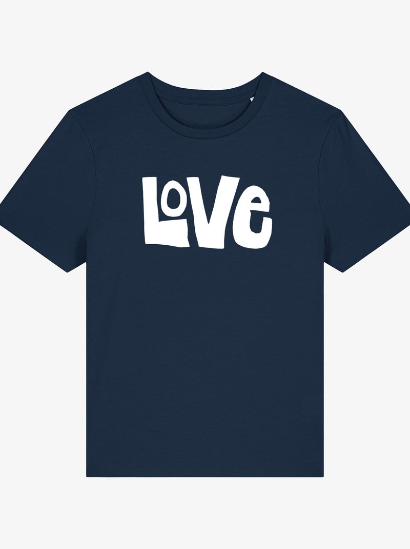 T-shirt Donna - LOVE Blu marino - Kiabi