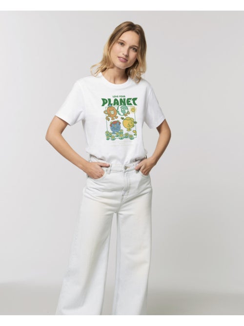 T-shirt Donna - LOVE YOUR PLANET - Kiabi