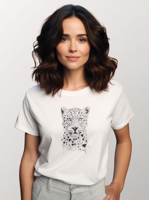 T-shirt Donna - LOVELY LEOPARD - Kiabi