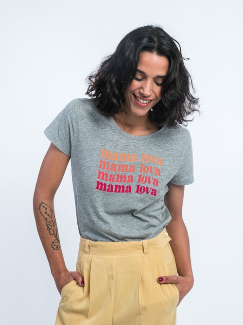 T-shirt Donna - MAMA LOVA - Kiabi