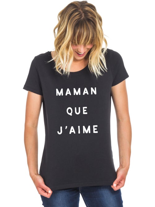 T-shirt Donna - MAMAN QUE J'AIME 2 WAF - Kiabi