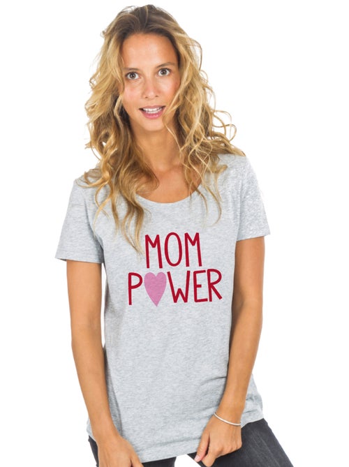 T-shirt Donna - MOM POWER MPT - Kiabi