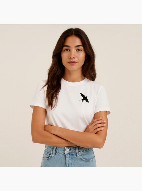 T-shirt Donna - NIGHT SWALLOW CŒUR - Kiabi