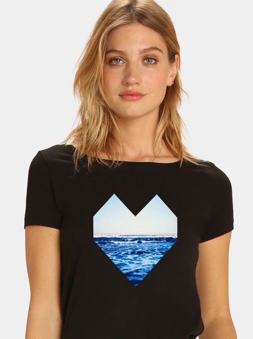 T-shirt Donna - OCEAN HEART - Kiabi