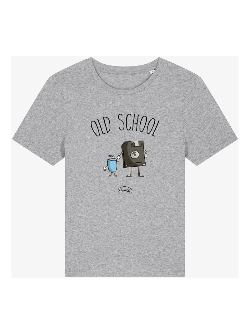 T-shirt Donna - OLD SCHOOL Grigio melangiato - Kiabi