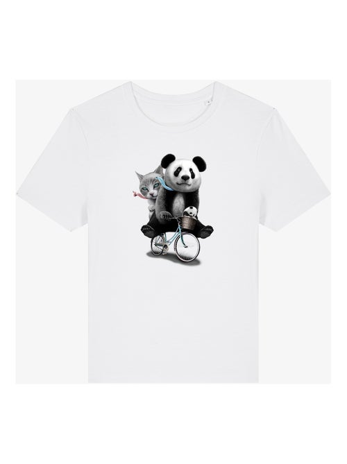 T-shirt Donna - PANDA BICYCLE - Kiabi