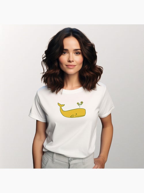 T-shirt Donna - PEACE WHALE - Kiabi