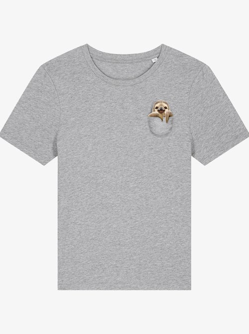 T-shirt Donna - POCKET SLOTH - Kiabi
