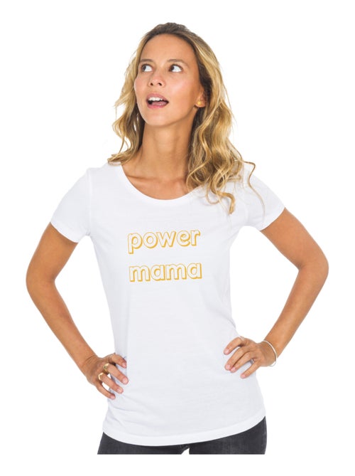 T-shirt Donna - POWER MAMA - Kiabi