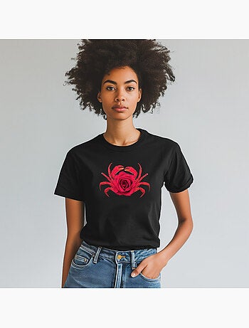 T-shirt Donna - ROSE CRABE