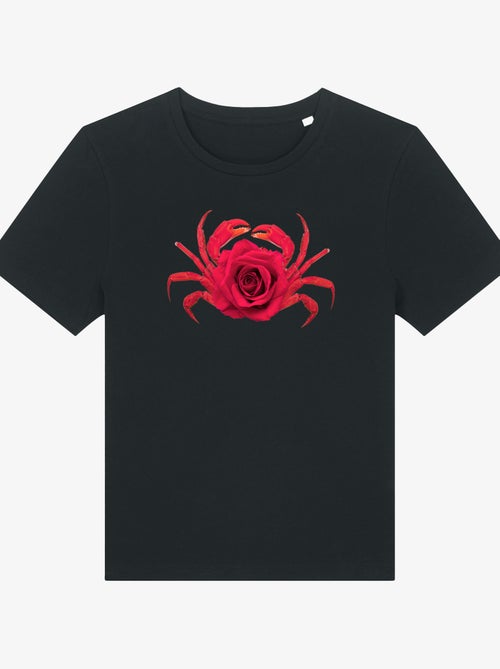T-shirt Donna - ROSE CRABE - Kiabi T-shirt Donna - ROSE CRABE - Kiabi