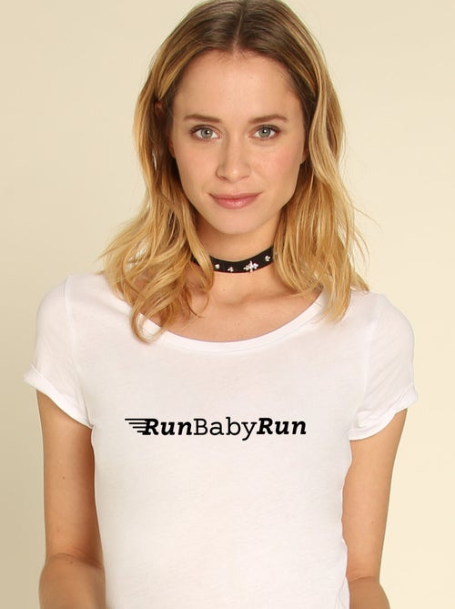 T-shirt Donna - RUN BABY RUN - Kiabi