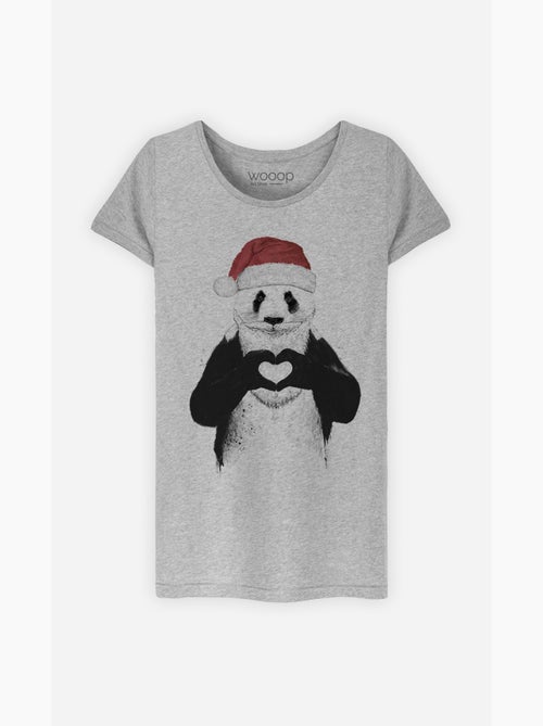 T-shirt Donna - SANTA PANDA - Kiabi