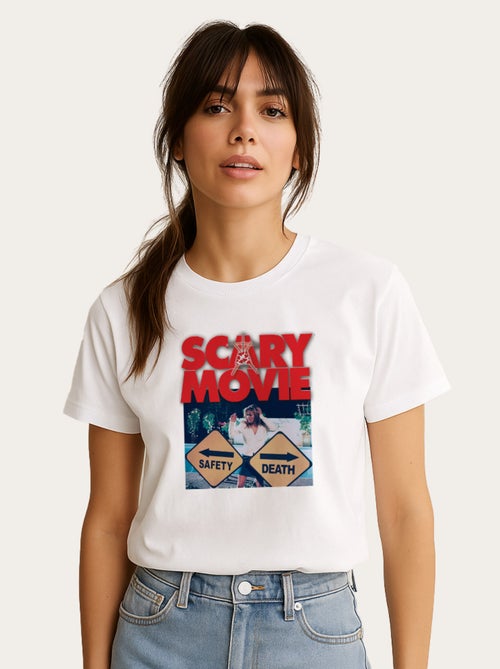 T-shirt Donna - SCARY MOVIE OFFICIAL SAFETY VS DEATH - Kiabi