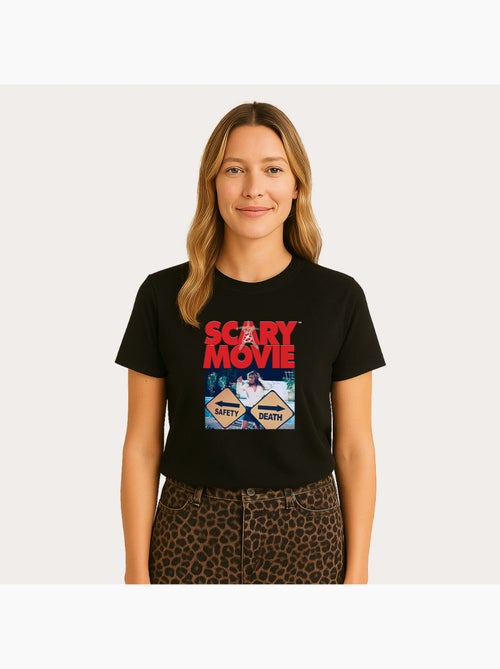 T-shirt Donna - SCARY MOVIE OFFICIAL SAFETY VS DEATH - Kiabi