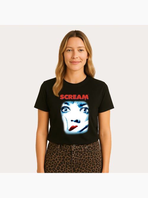 T-shirt Donna - SCREAM OFFICIAL MOVIE POSTER - Kiabi