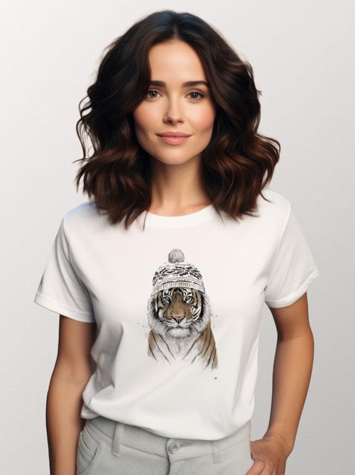 T-shirt Donna - SIBERIAN TIGER - Kiabi