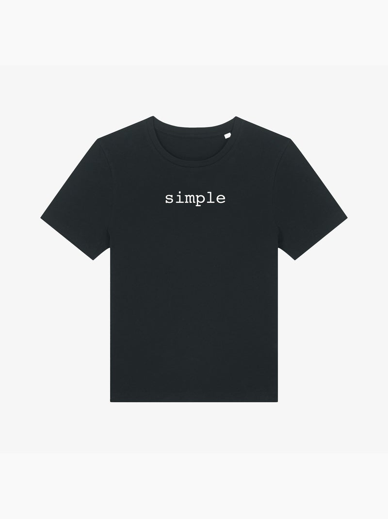 T-shirt Donna - SIMPLE Nero - Kiabi