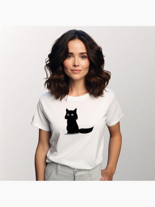 T-shirt Donna - SITTING CAT - Kiabi