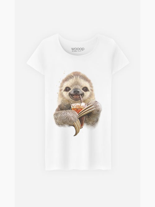 T-shirt Donna - SLOTH AND DRINK - Kiabi