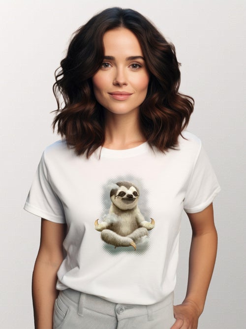 T-shirt Donna - SLOTH MEDITATE - Kiabi
