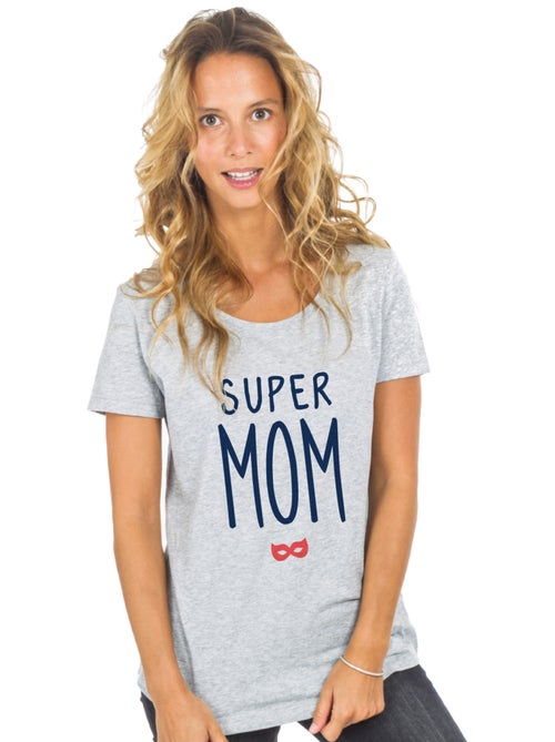 T-shirt Donna - SUPER MOM 2 WAF - Kiabi